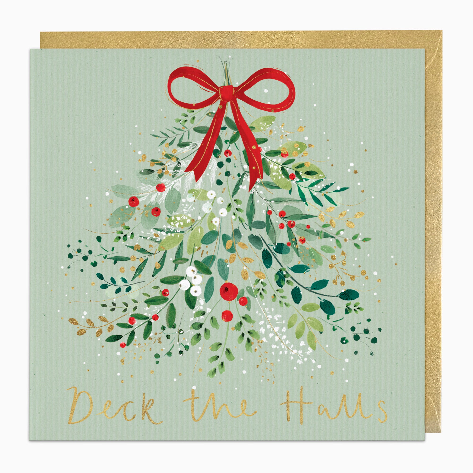 Deck The Halls Christmas Card - Whistlefish