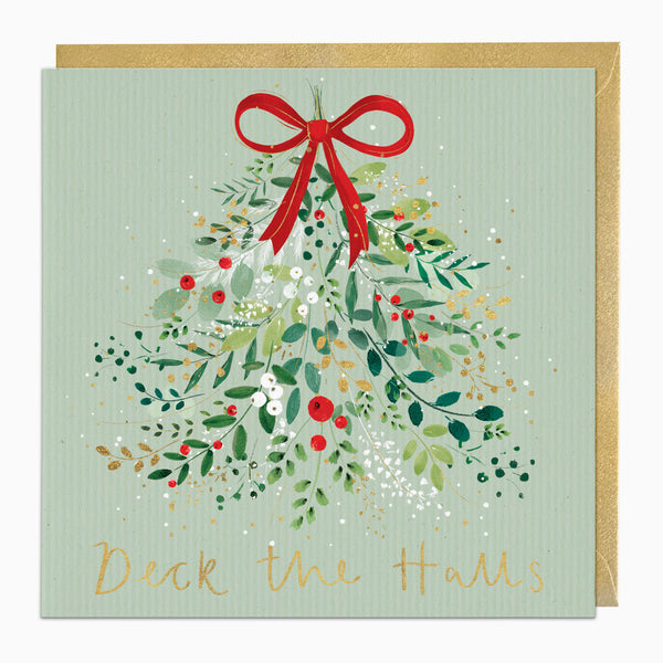 ZA103 - Deck The Halls Christmas Card