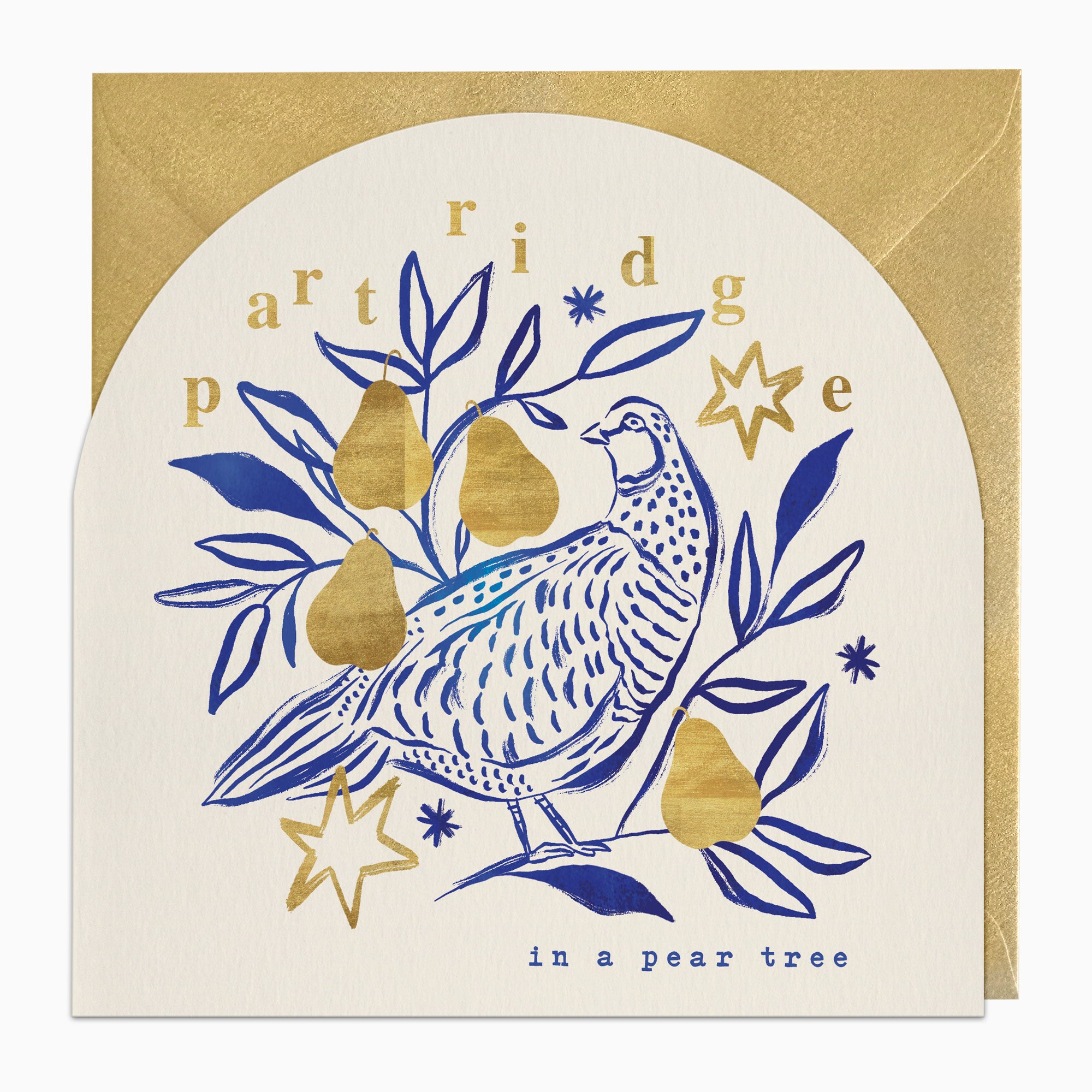 Partrige in a Pear Tree Christmas Card - Whistlefish