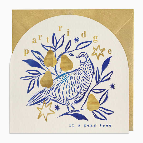 ZA107 - Partridge in a Pear Tree Christmas Card