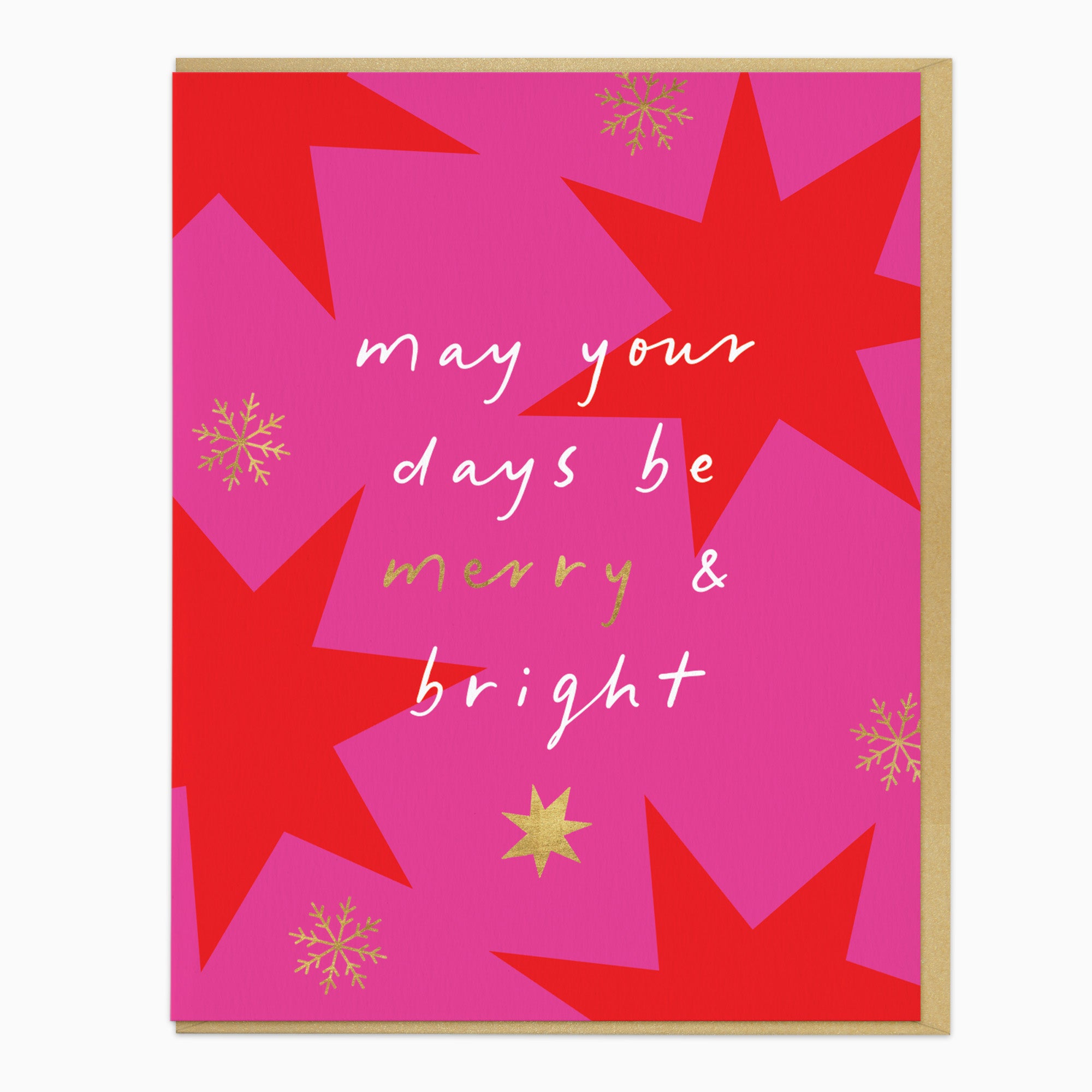 ZA123 - Merry & Bright Christmas Card