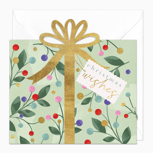 ZA136 - Cut Out Present Christmas Card
