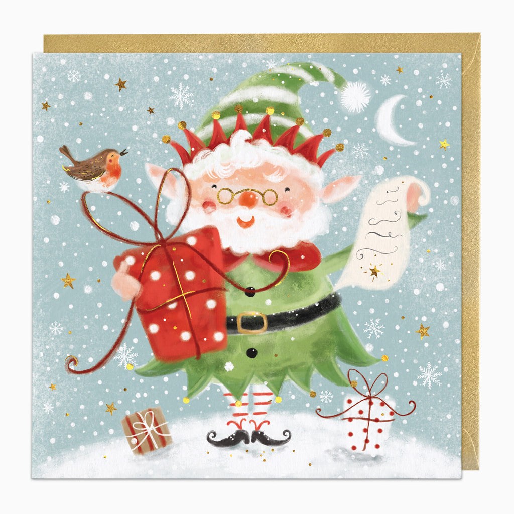Chief Elf Christmas Card - Whistlefish