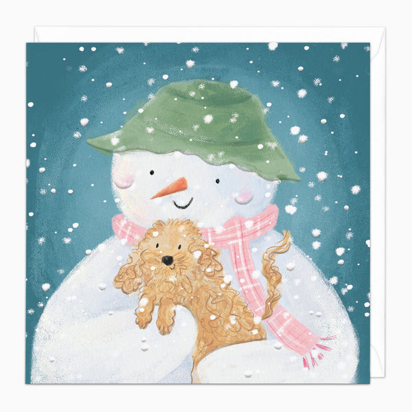 ZA159 - Mr Snowman & Scruffy Christmas Card