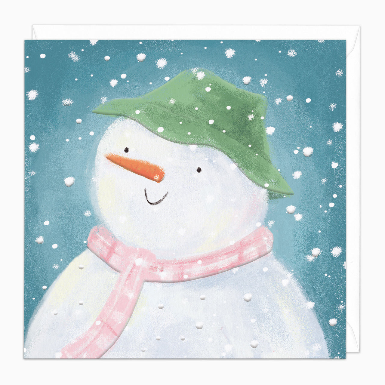 ZA160 - Mr Snowman in the Snow Christmas Card