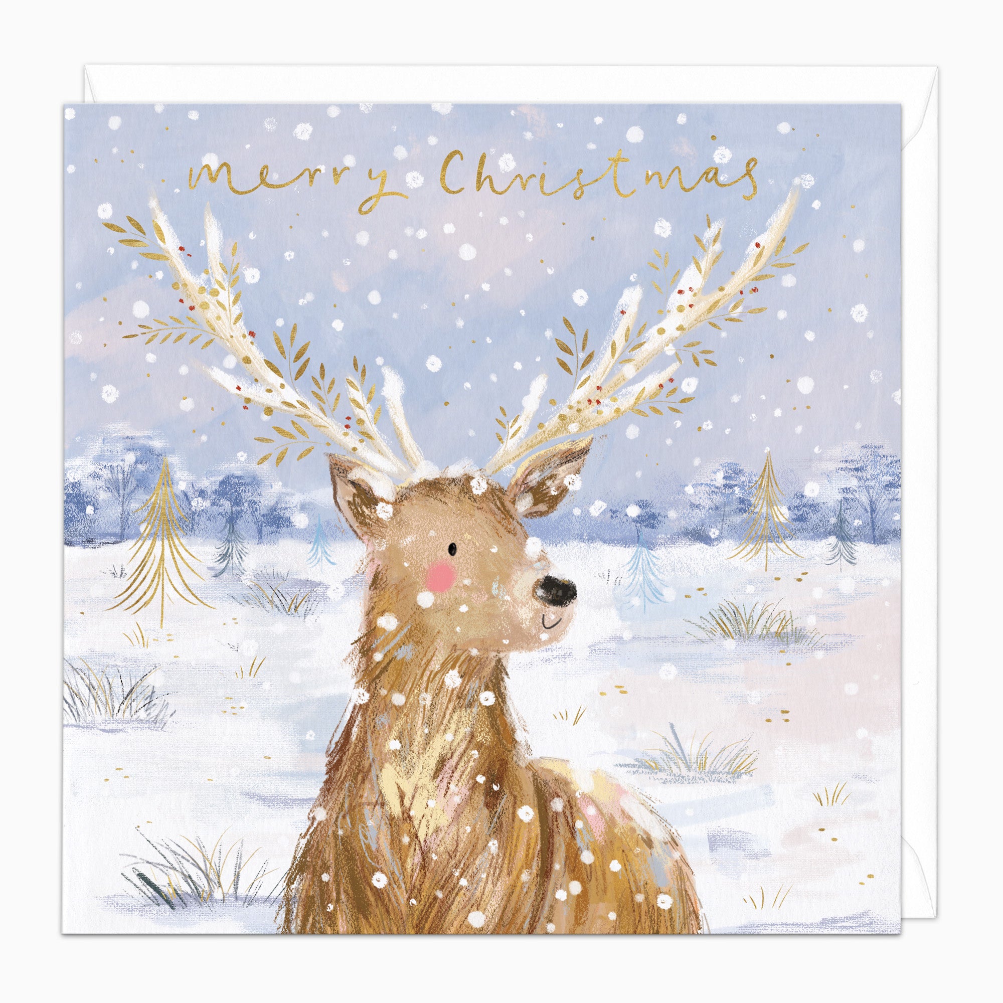 Rosie The Reindeer Christmas Card - Whistlefish