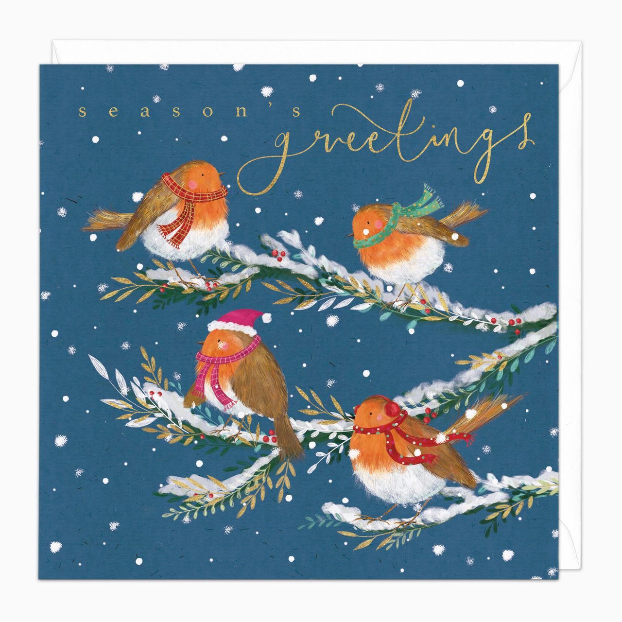 Robin Friends Christmas Card - Whistlefish