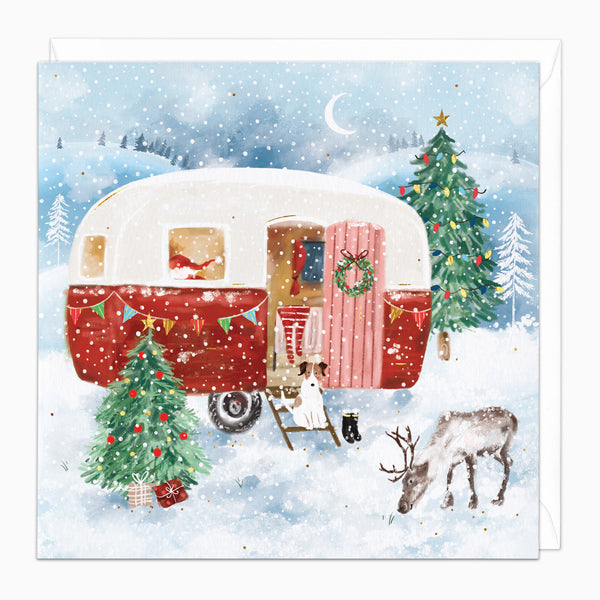 ZA235 - Christmas Caravan Christmas Card