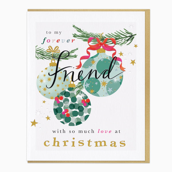 ZA263 - Forever Friend Christmas Card