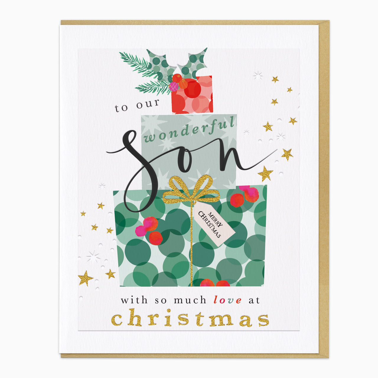ZA268 - Wonderful Son Christmas Card