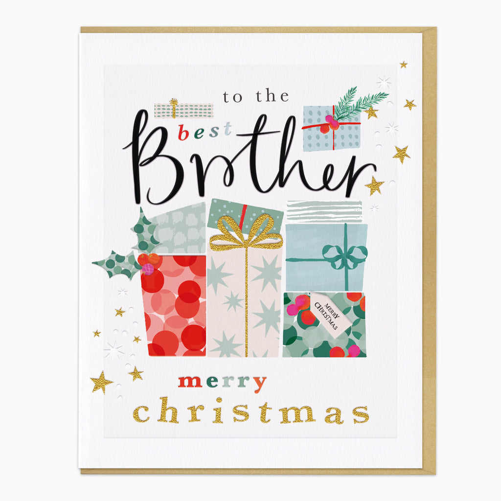 Best Brother Christmas Card - Whistlefish