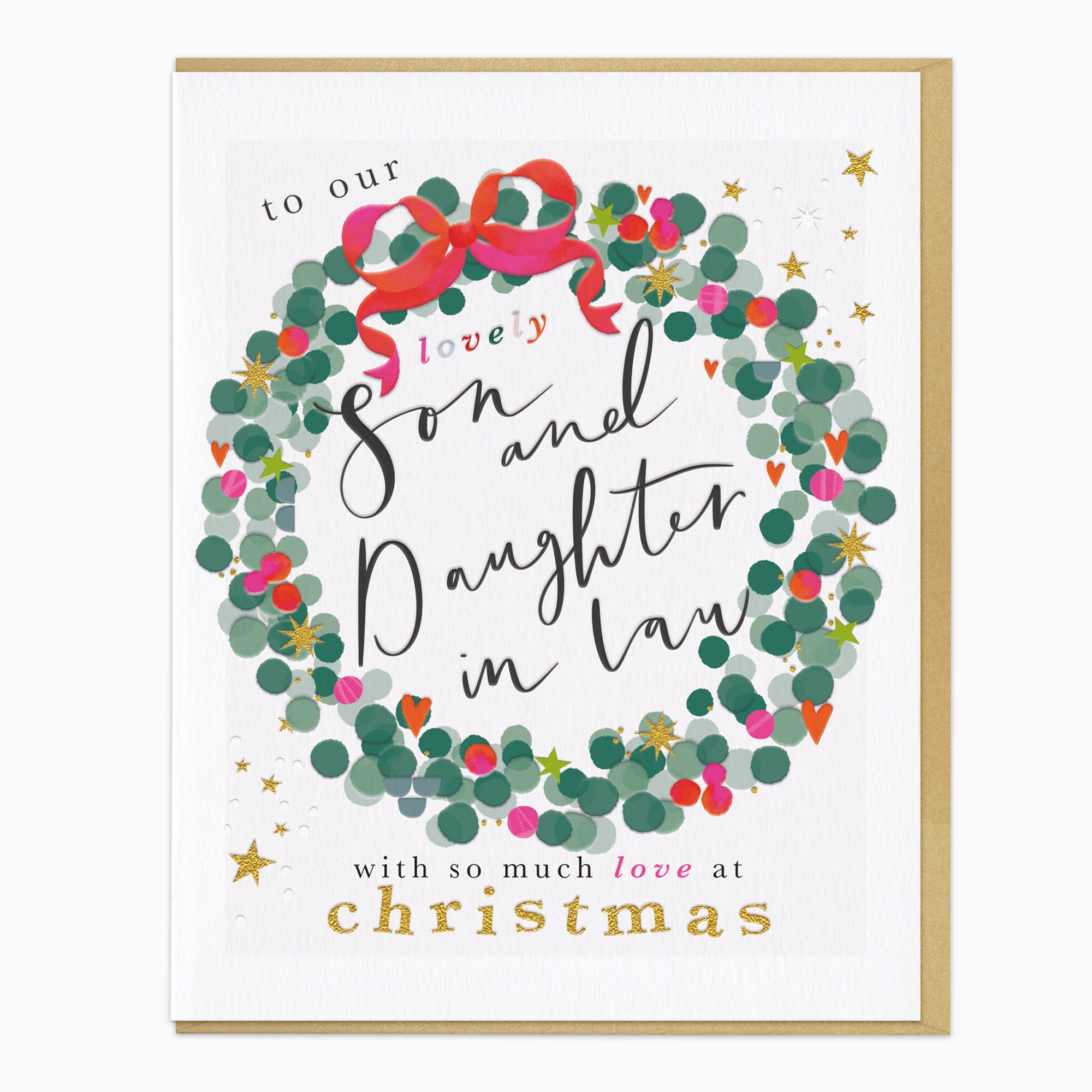 ZA273 - Son & Daughter In Law Christmas Card