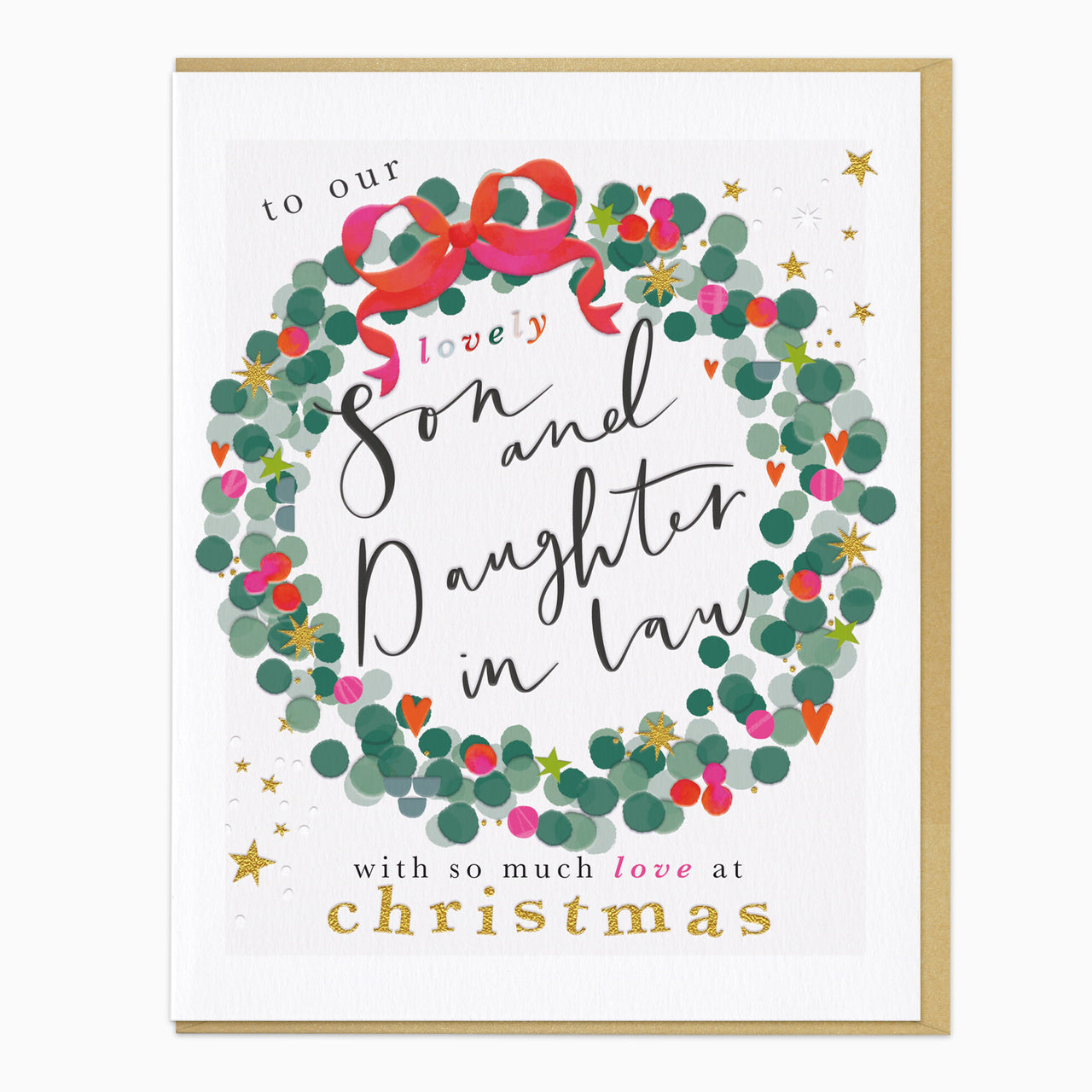 ZA273 - Son & Daughter In Law Christmas Card