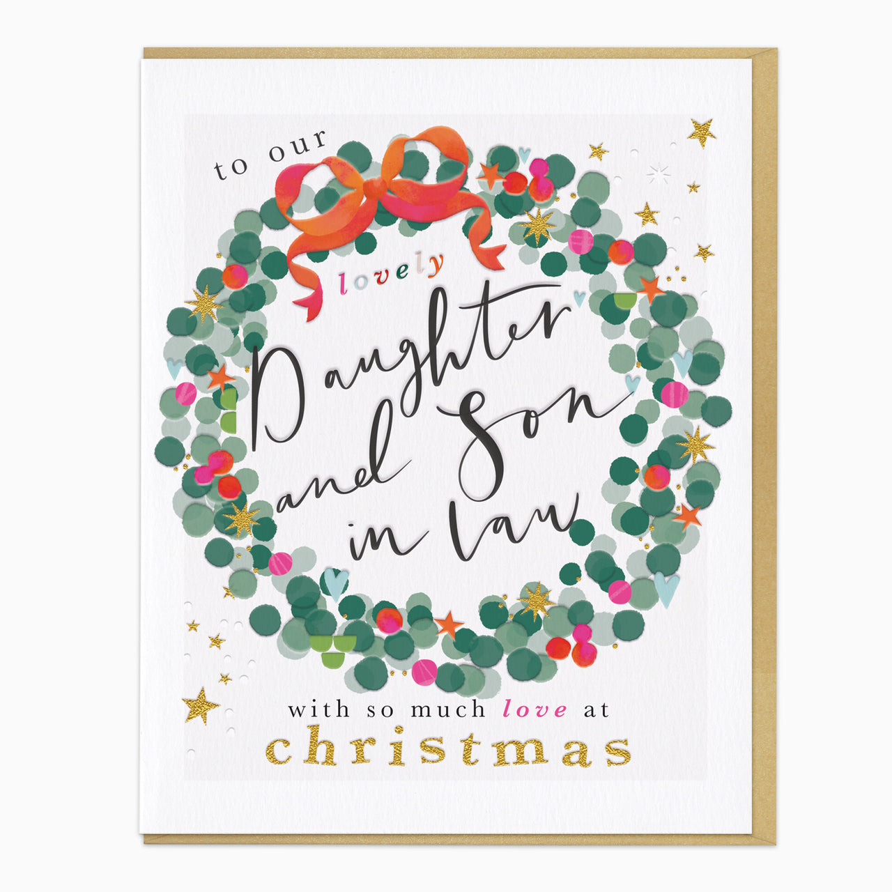 ZA274 - Daughter & Son In Law Christmas Card