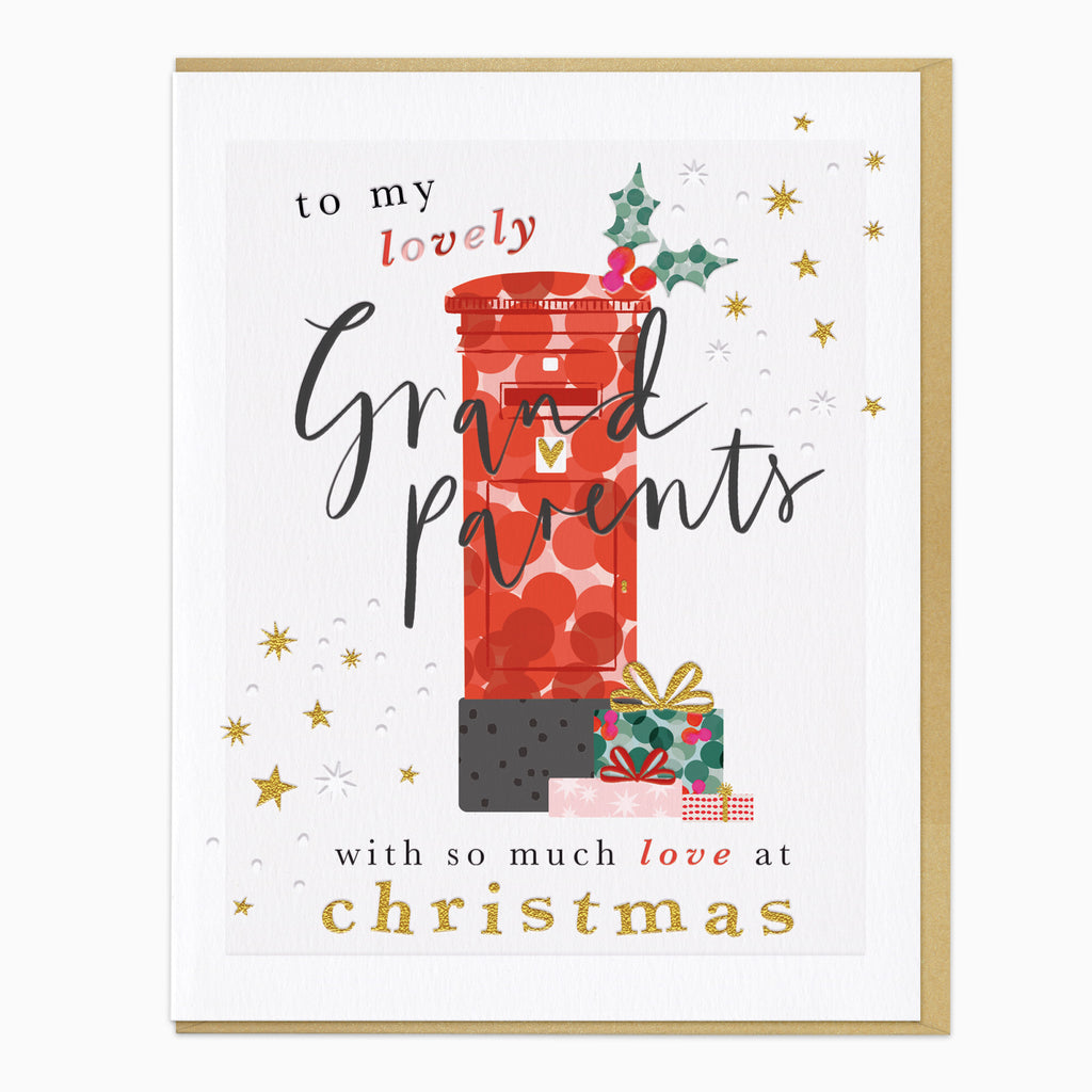 ZA276 - Lovely Grandparents Christmas Card