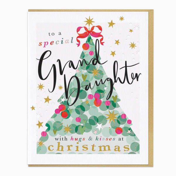 ZA277 - Special Granddaughter Christmas Card