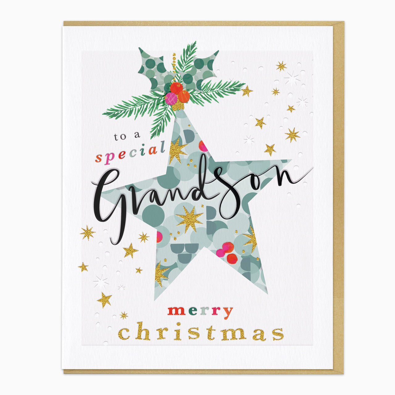 ZA278 - Special Grandson Christmas Card