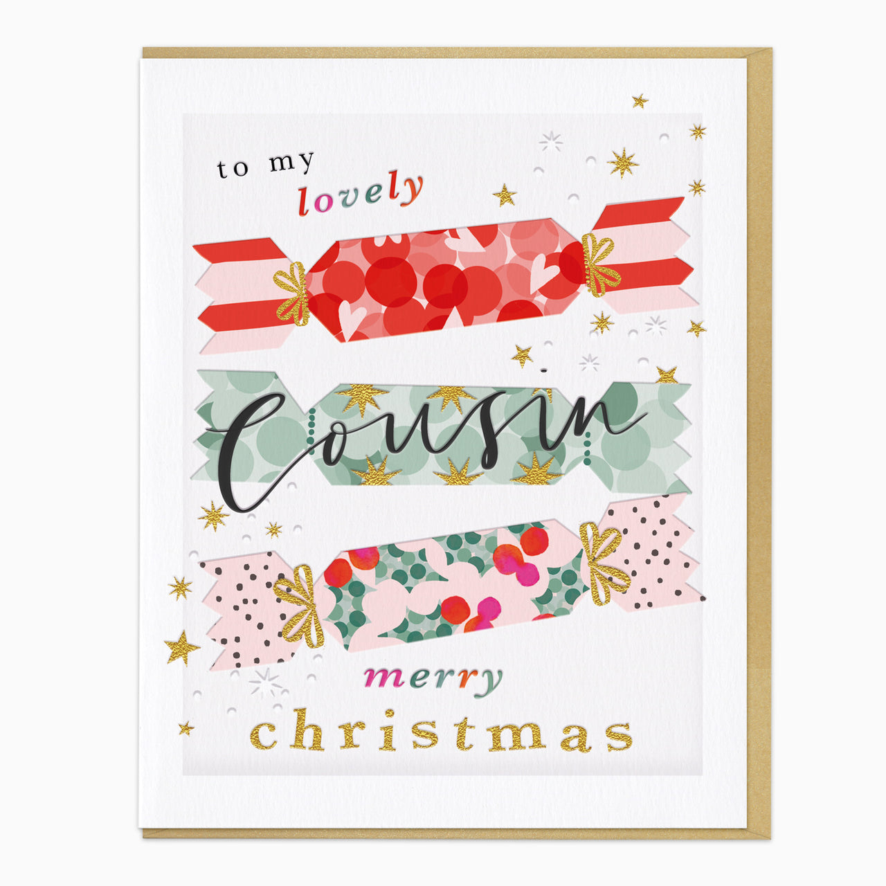 ZA281 - Lovely Cousin Christmas Card