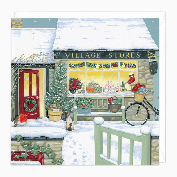 ZA287 - Village Store Christmas Card