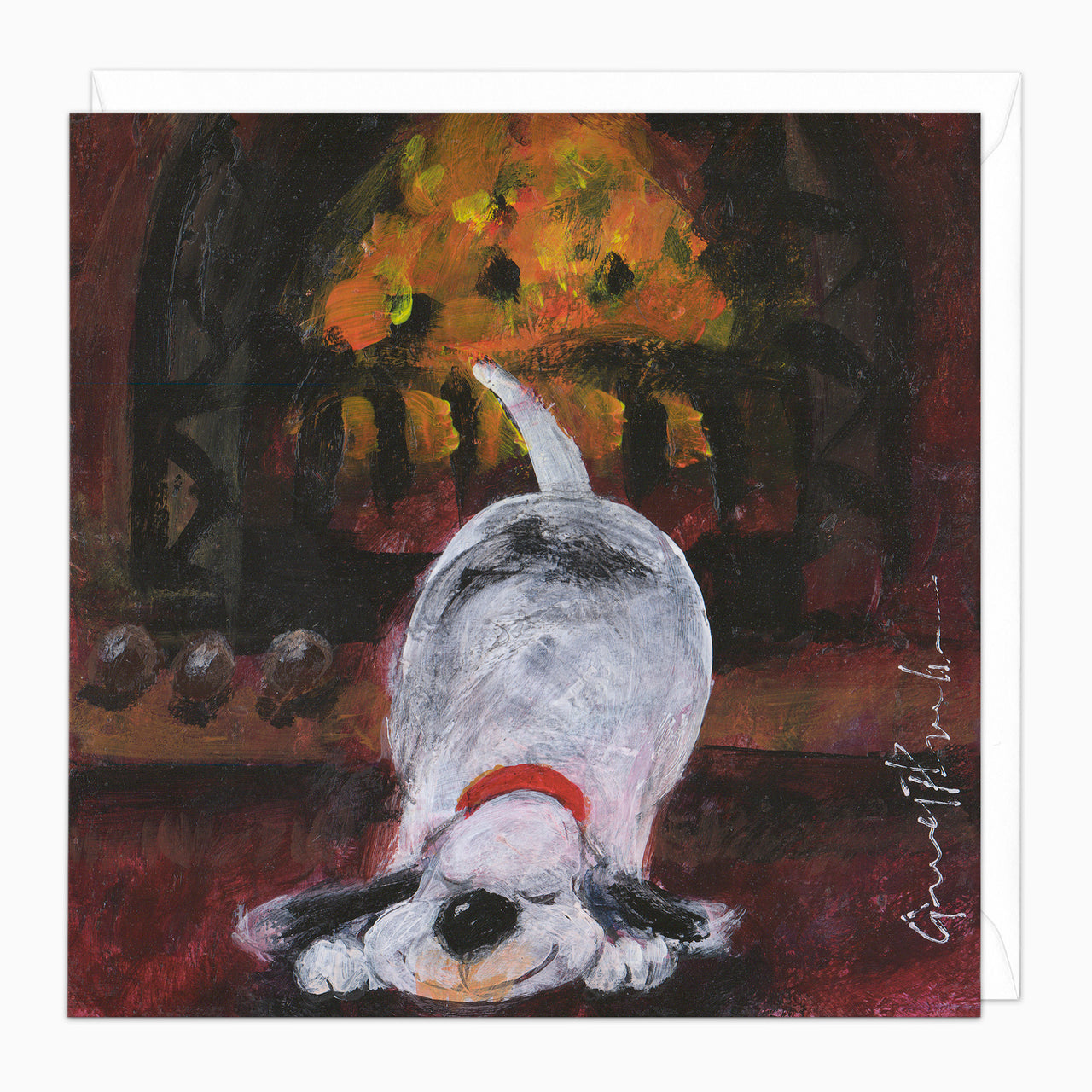 ZA291 - Chestnuts Roasting Christmas Card