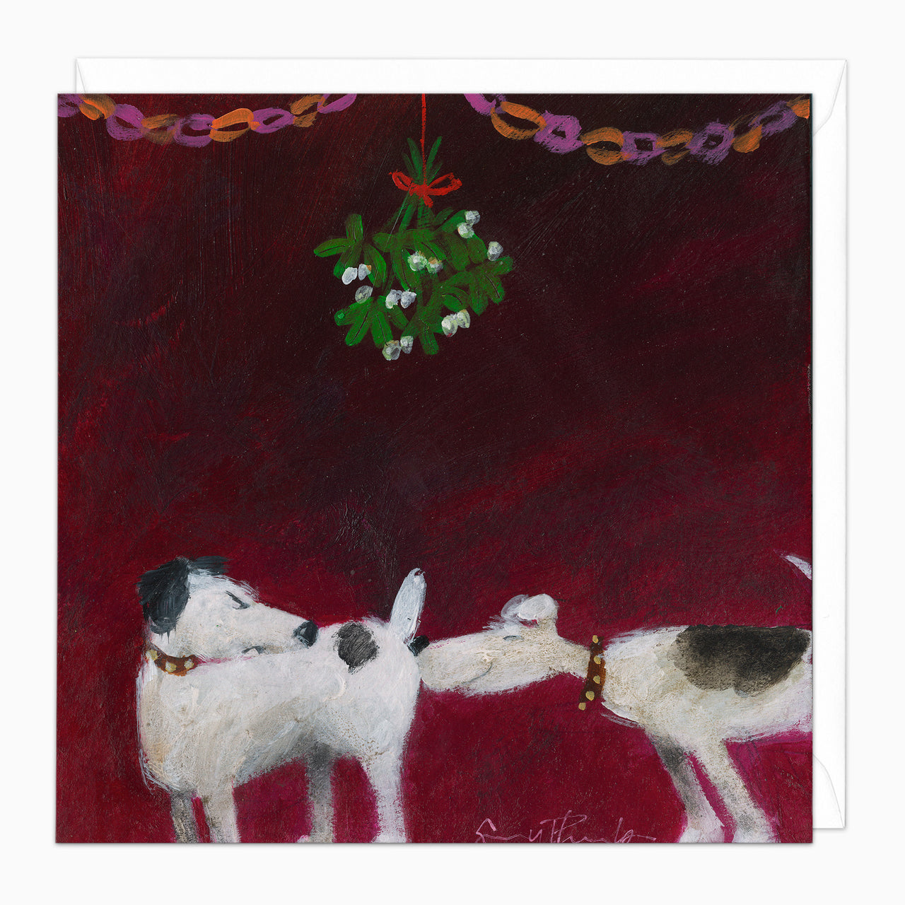 ZA292 - Under The Mistletoe Christmas Card