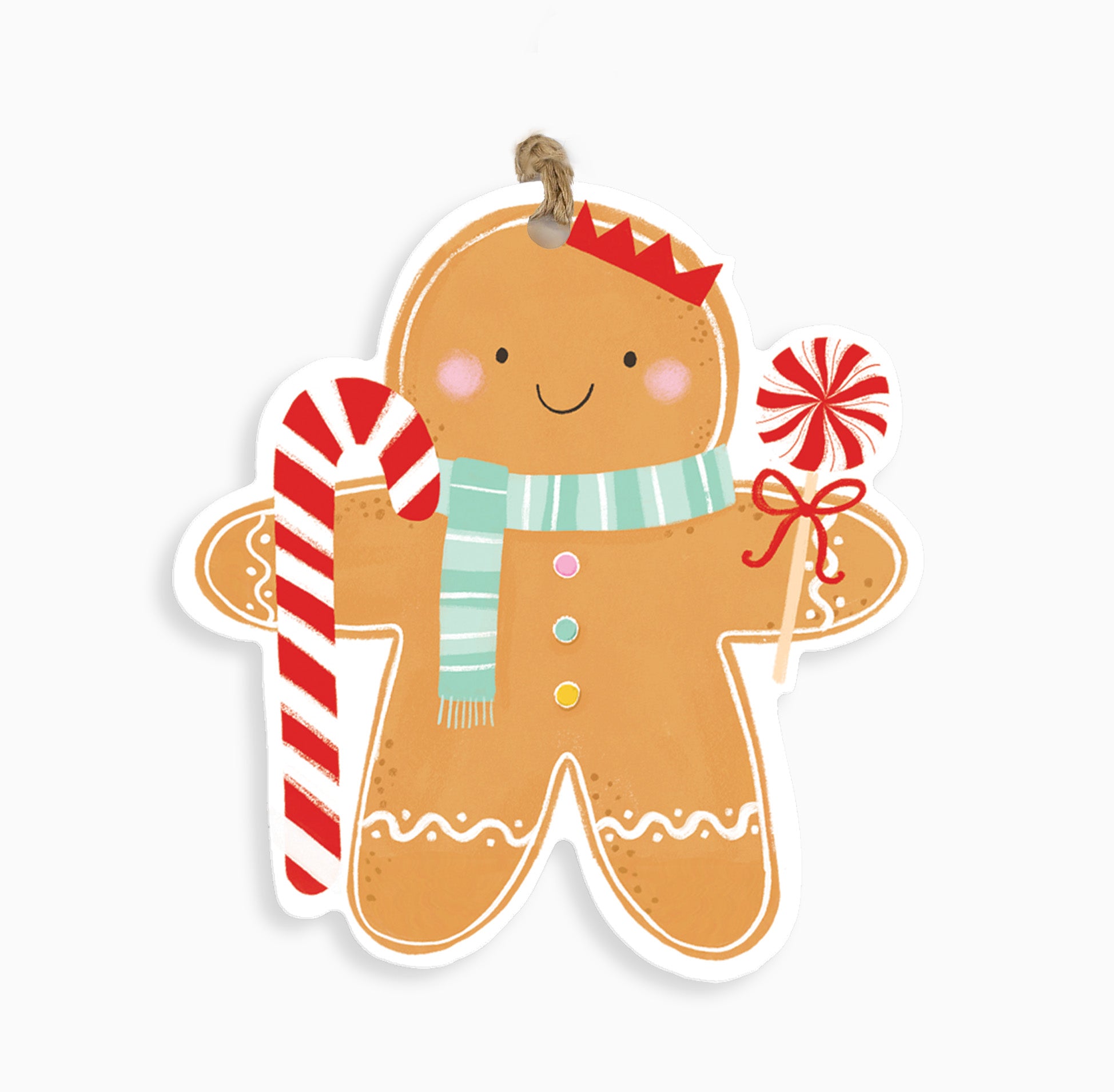 ZWT42 - Gingerbread Christmas Gift Tags (6 pack)