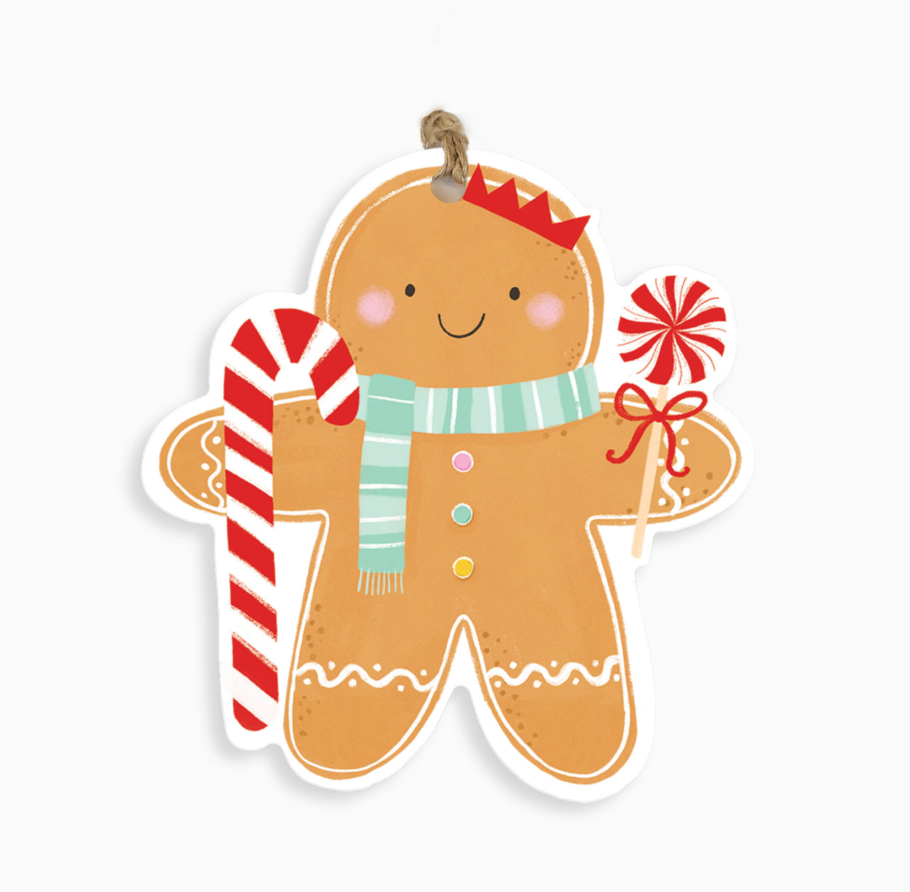 ZWT42 - Gingerbread Christmas Gift Tags (6 pack)
