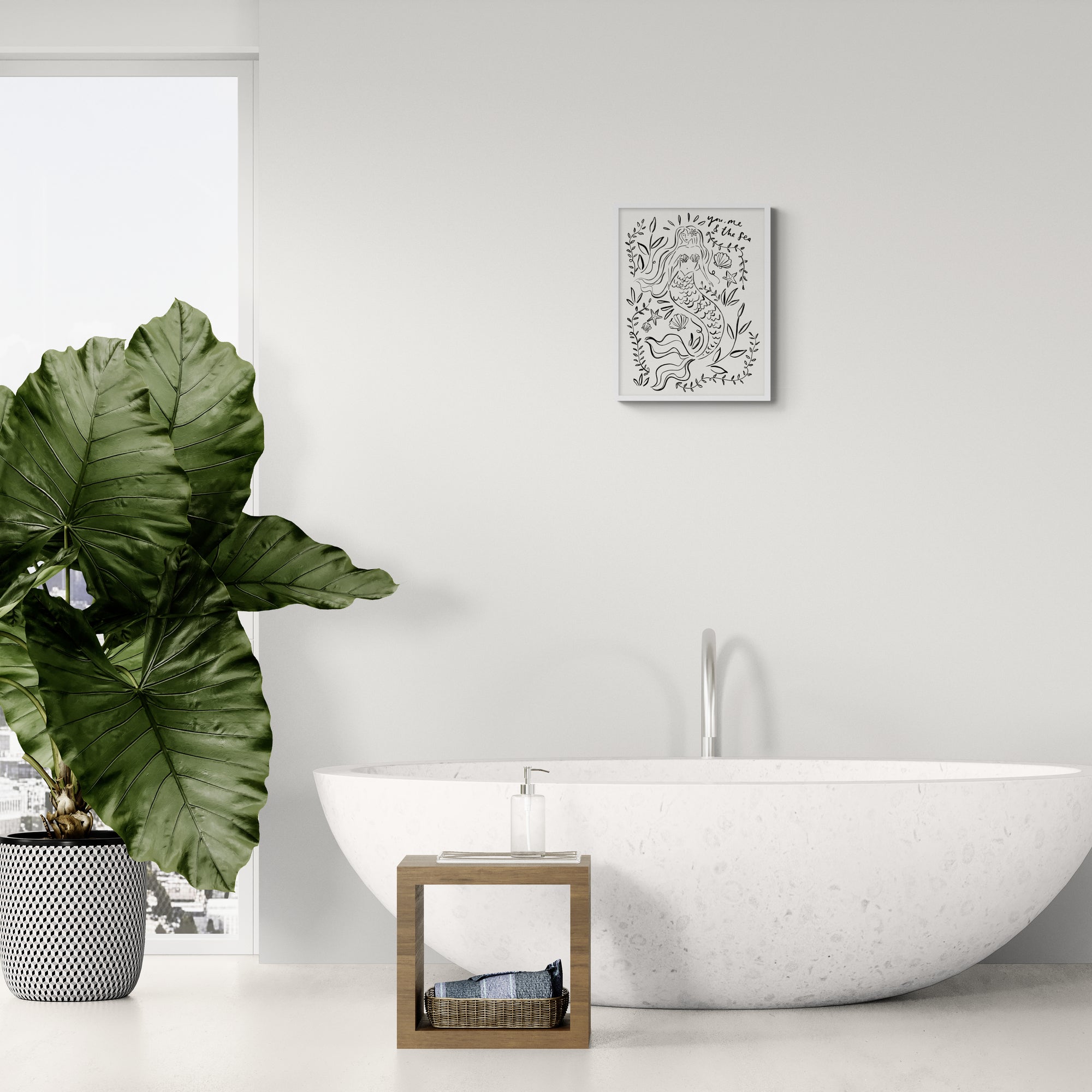 You, Me & The Sea Framed Print - Whistlefish