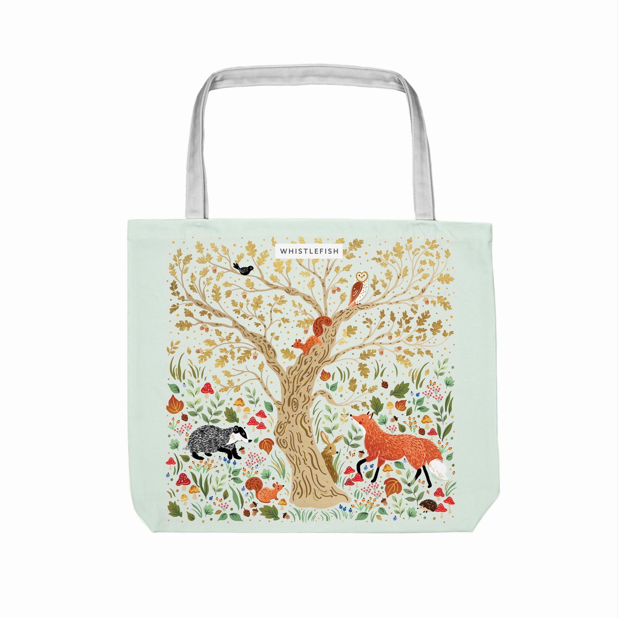 Beach Bag-WTB92 - Autumn Animals Tote Bag-Whistlefish