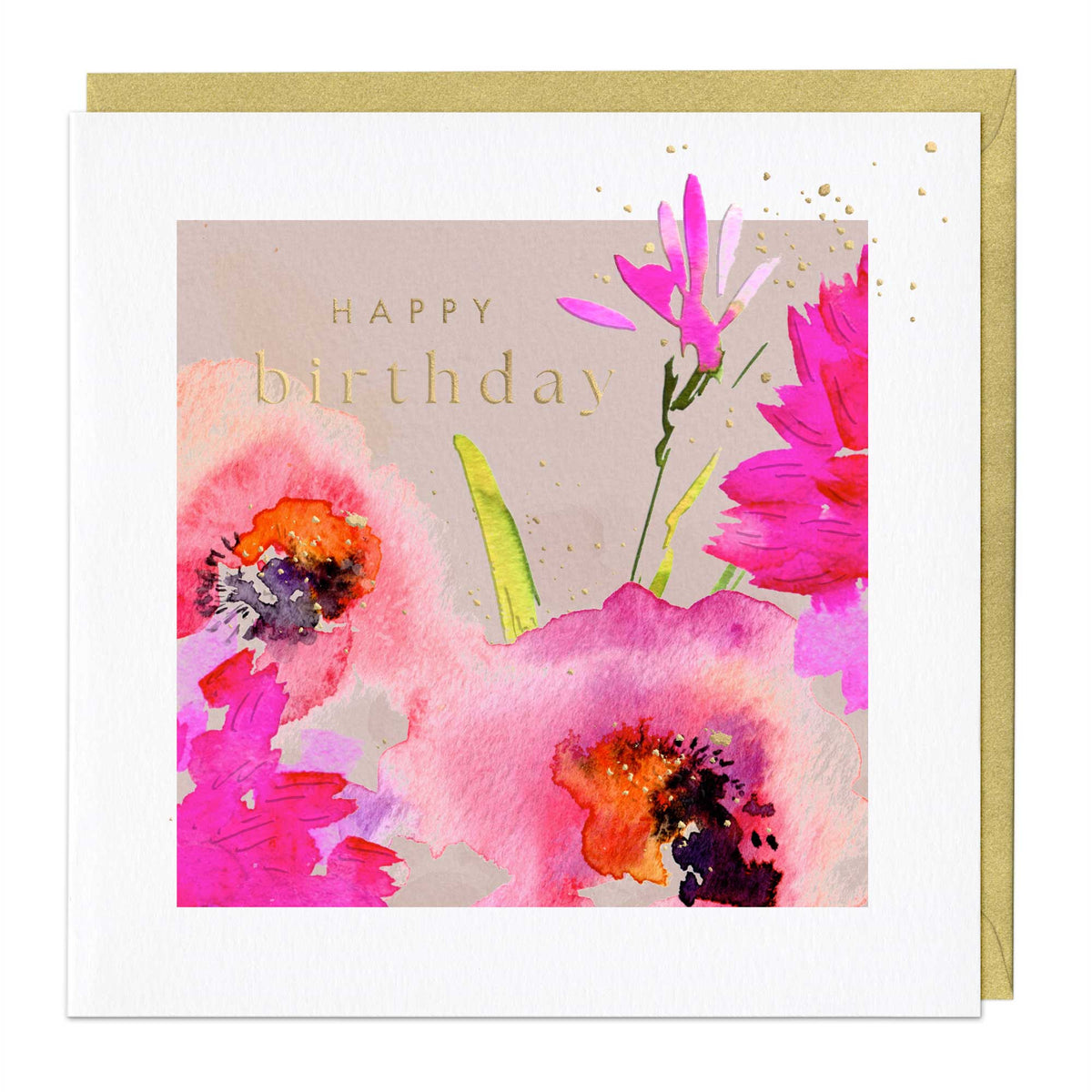 LN106 Autumn Vibrance Luxury Birthday Card