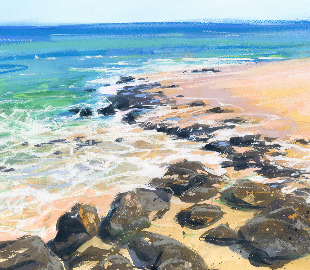 JBPA BC2 057P Beach Colours 2 Art Print