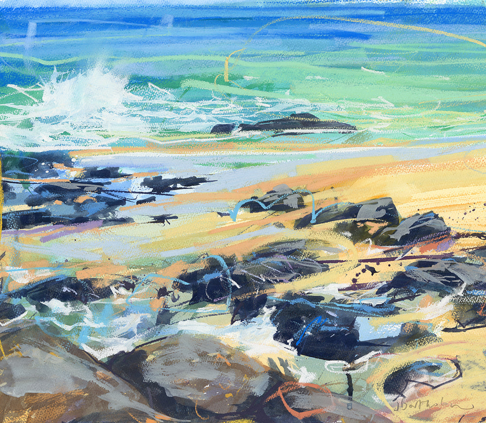 JBPA BC4 058P Beach Colours 4 Art Print