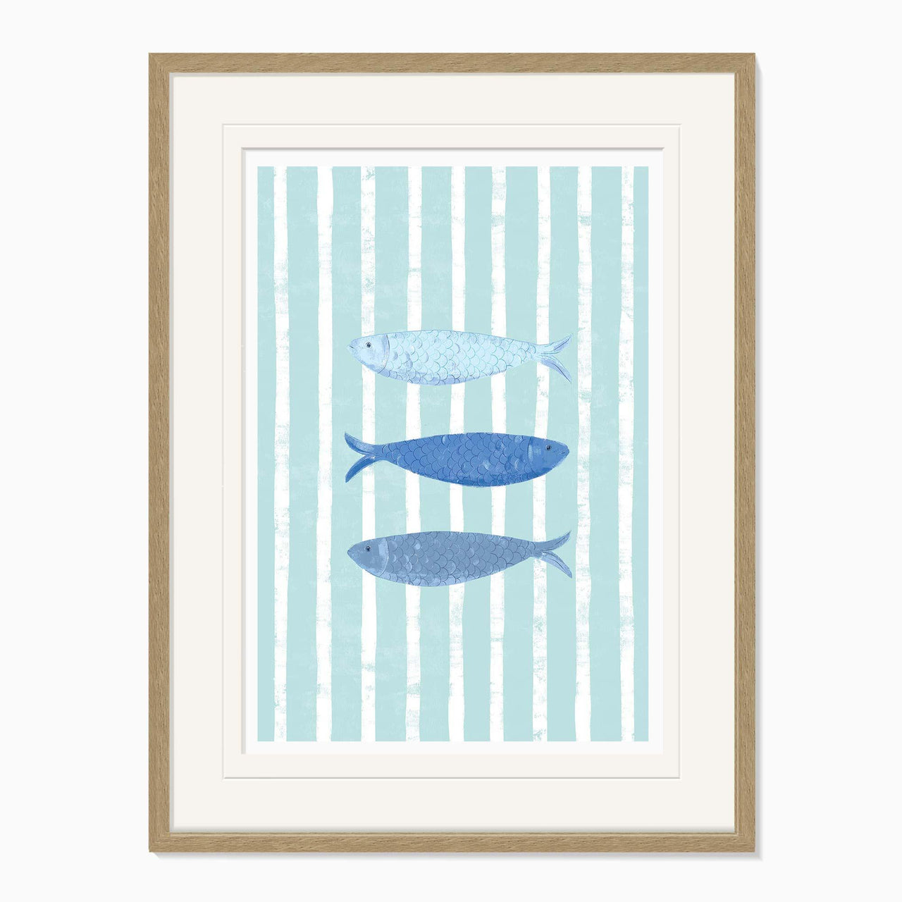 Framed Print-WF1138F - Beach House Fish Large Framed Print-Whistlefish
