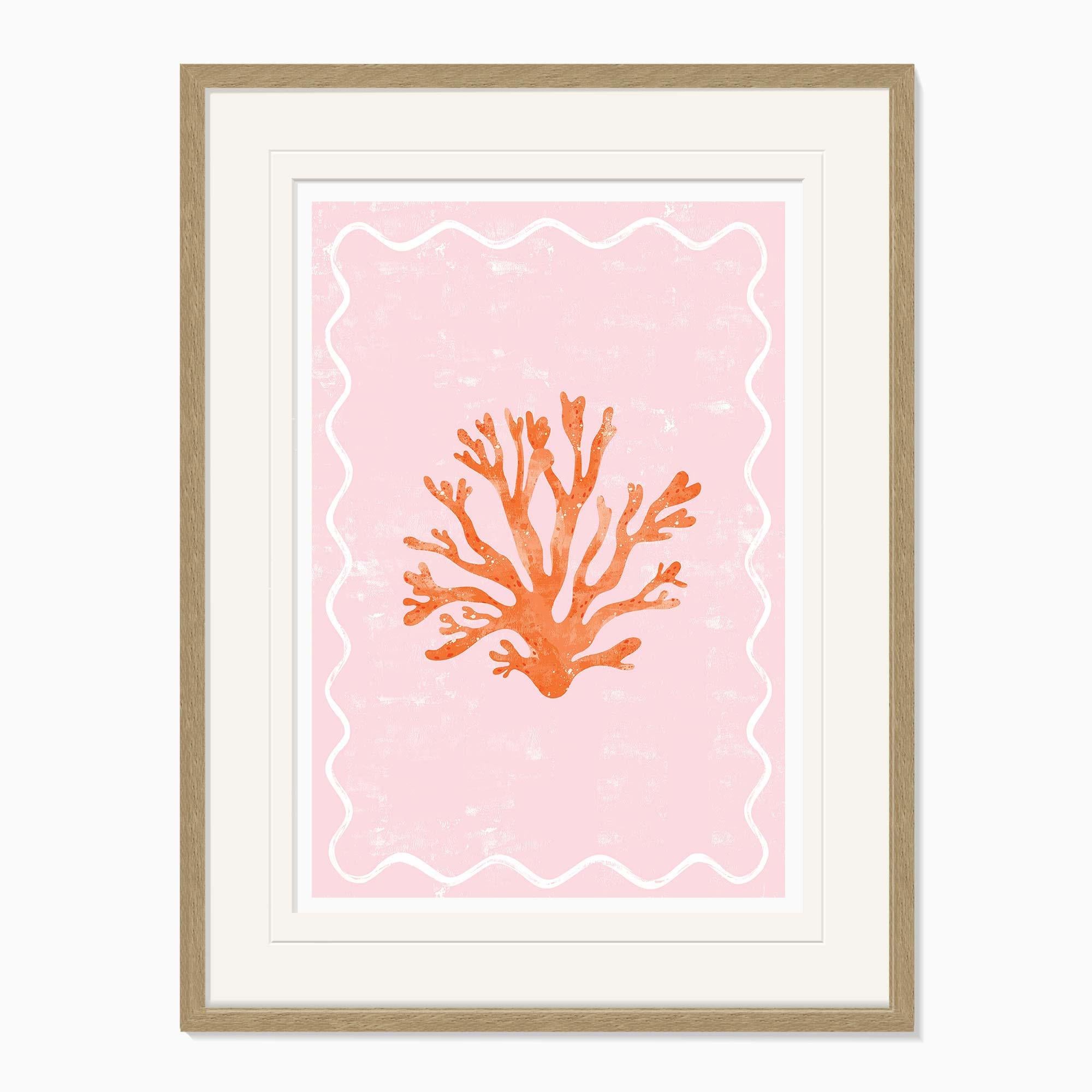 Framed Print-WF1141F - Beach House Seaweed Framed Print-Whistlefish