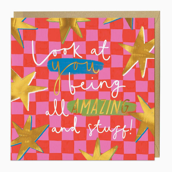 Greeting Card-G088 - Being Amazing And Stuff Card-Whistlefish