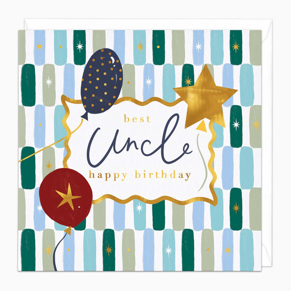 Greeting Card-H205 - Best Uncle Birthday Card-Whistlefish