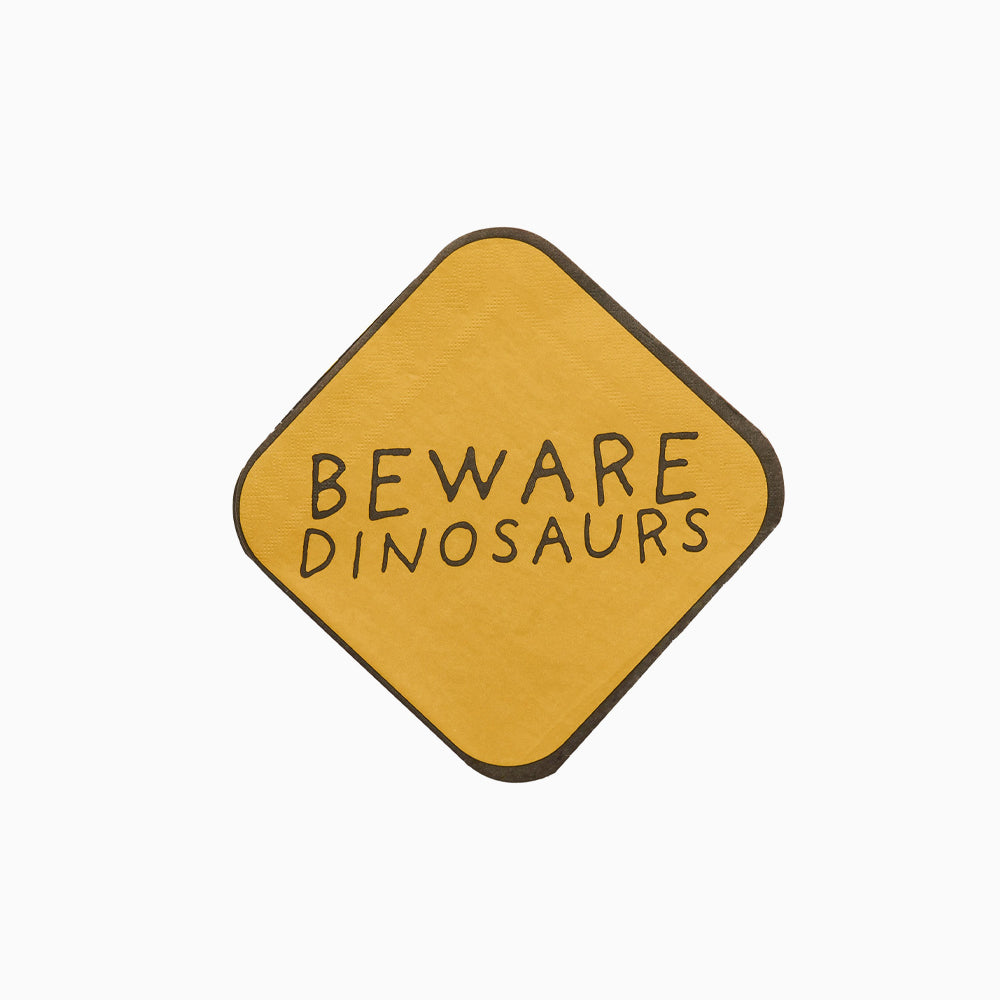 Paper Napkins-HBPD105 - Beware Dinosaurs Paper Napkins-Hootyballoo