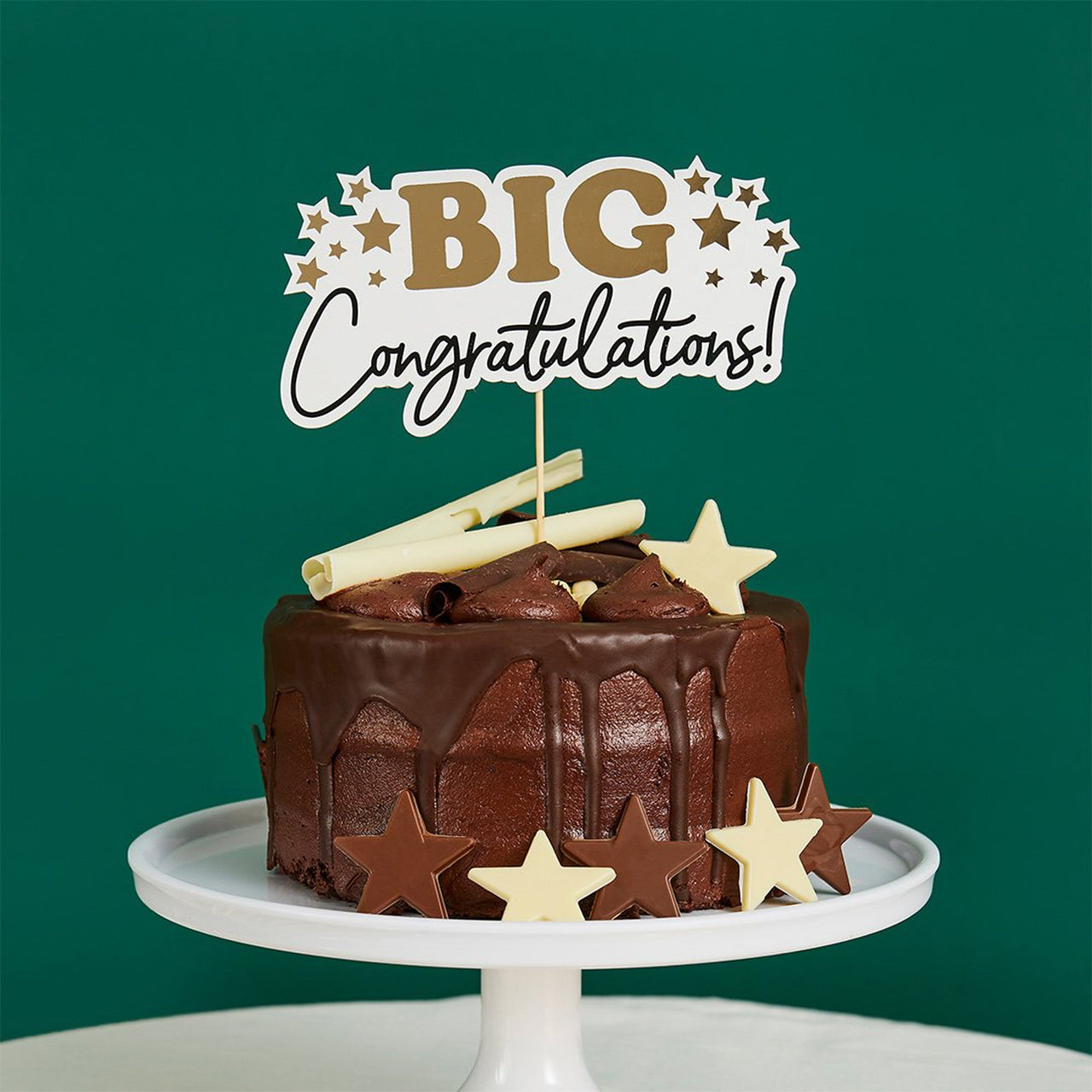 Cake Topper-HBBC207 - Big Congratulations Cake Topper-Hootyballoo