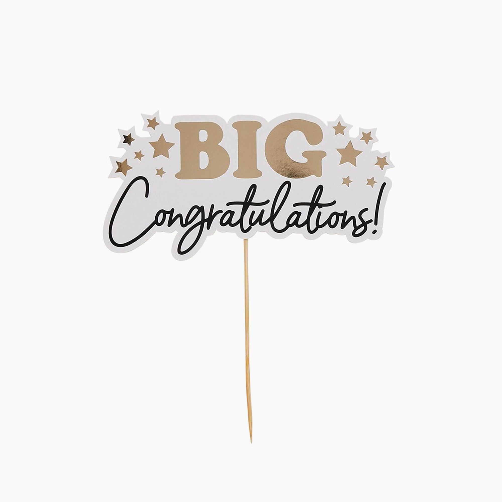 Cake Topper-HBBC207 - Big Congratulations Cake Topper-Hootyballoo