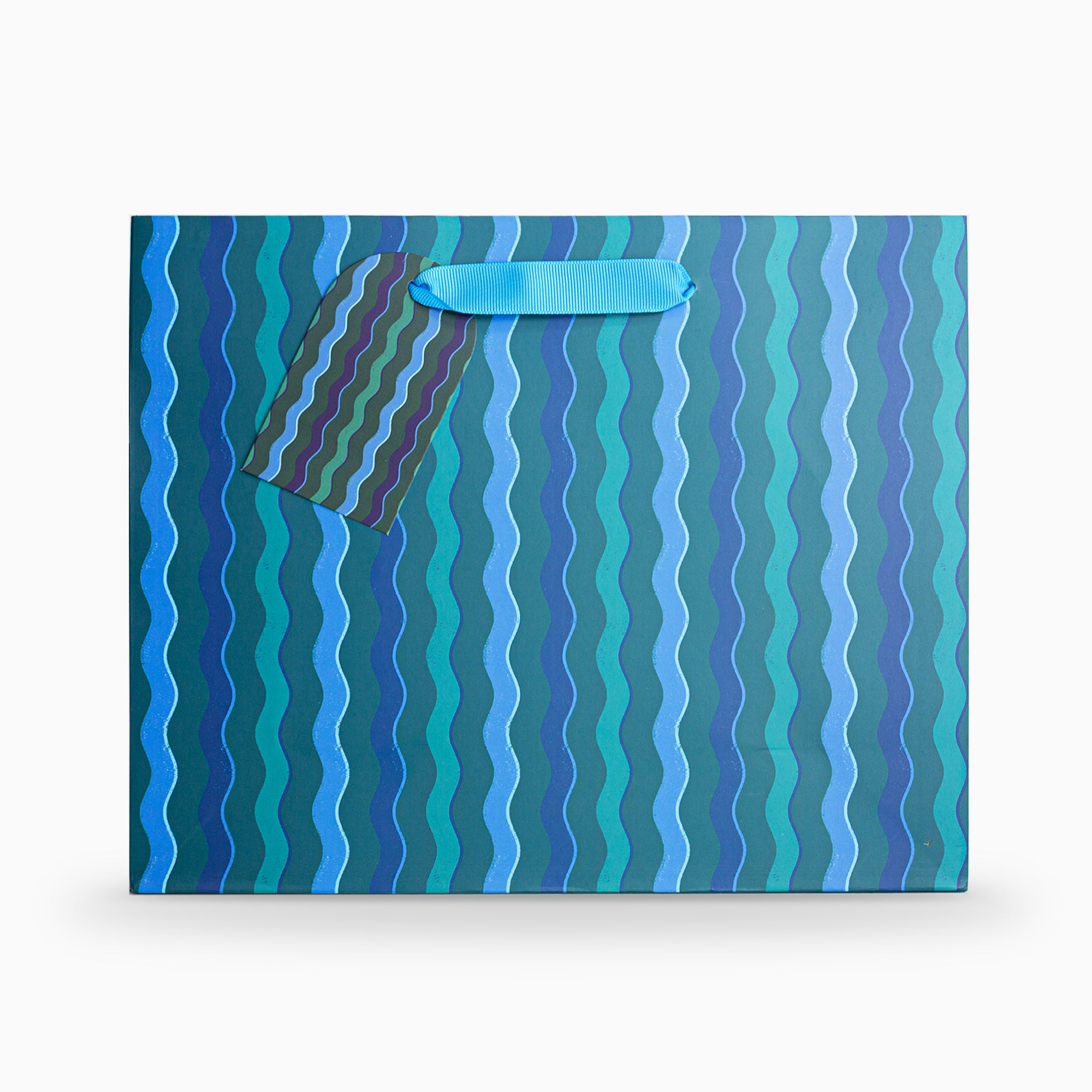 Gift Bag-WGB09MB - Blue Wibbles Medium Gift Bag-Whistlefish