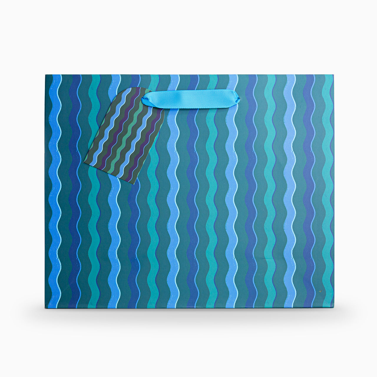 Gift Bag-WGB09MB - Blue Wibbles Medium Gift Bag-Whistlefish
