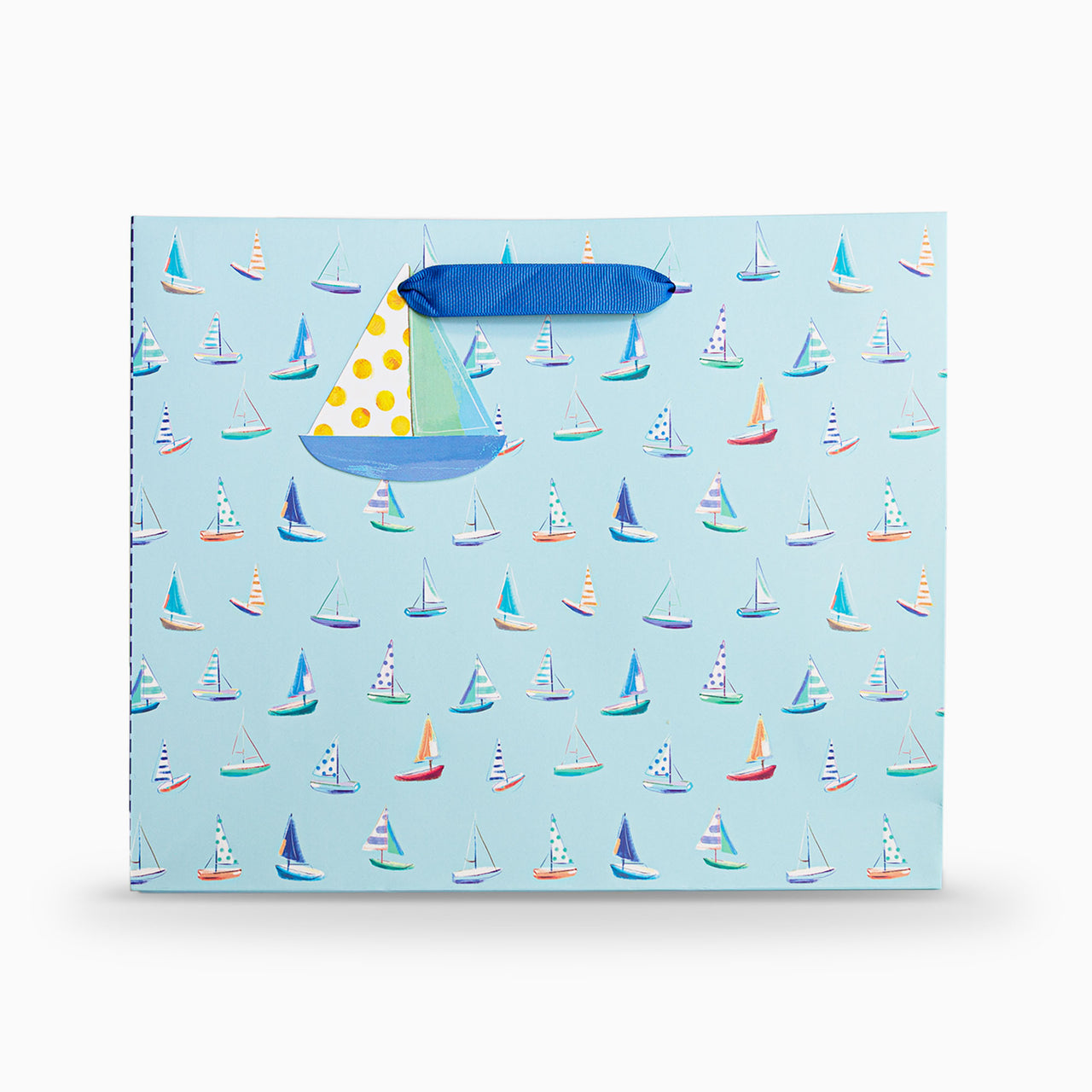 Gift Bag-WGB14MB - Boats Medium Gift Bag-Whistlefish