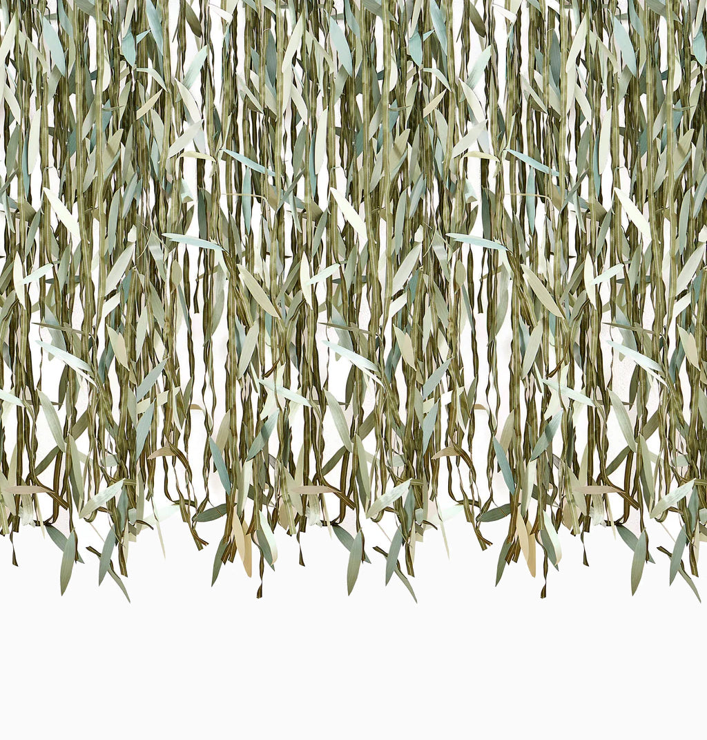 BAB 131 Botanical Leaf Ribbon Backdrop