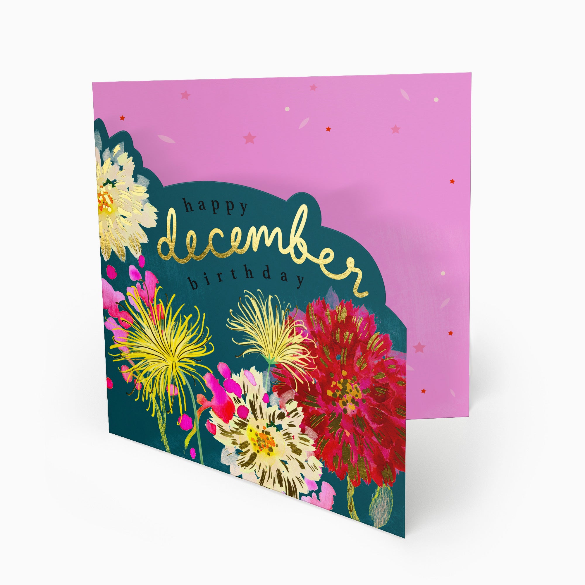Luxury Card-LN156 - Bright Summer December Birthday Card-Whistlefish