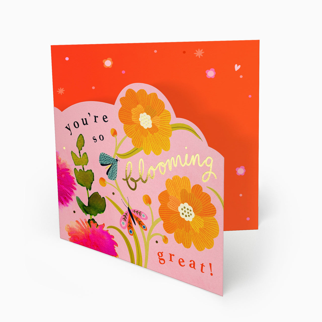 Luxury Card-LN161 - Bright Summer Floral Blooming Great Card-Whistlefish