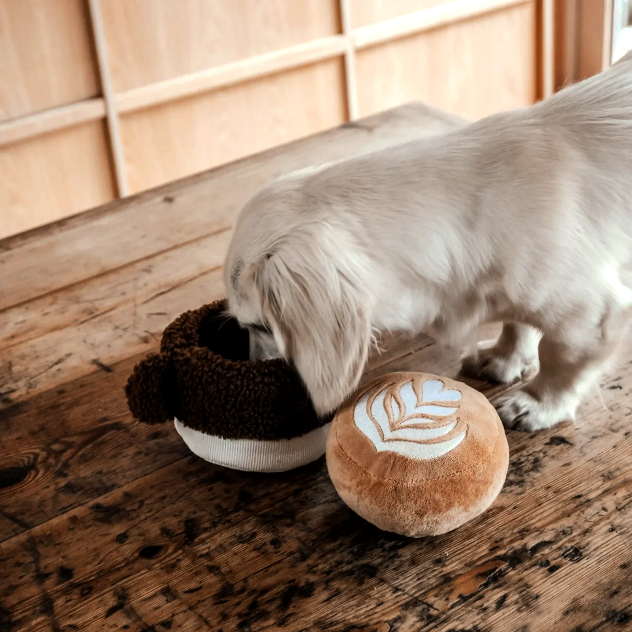 FWTOYL - Flat White Dog Toy
