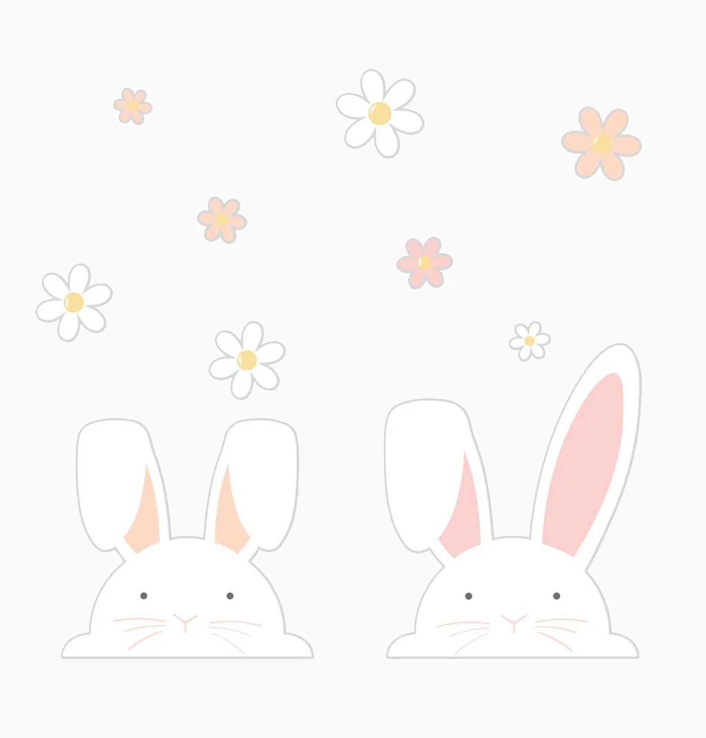 Stickers-EGG-218 - Bunny Window Stickers-Ginger Ray