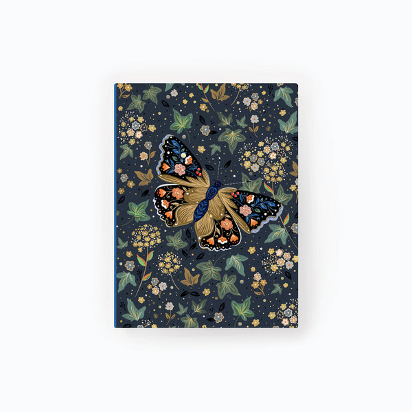 Notebook-WNB52 - Butterfly & Ivy Notebook-Whistlefish