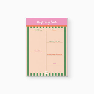 Cabana Stripe Shopping List - Whistlefish