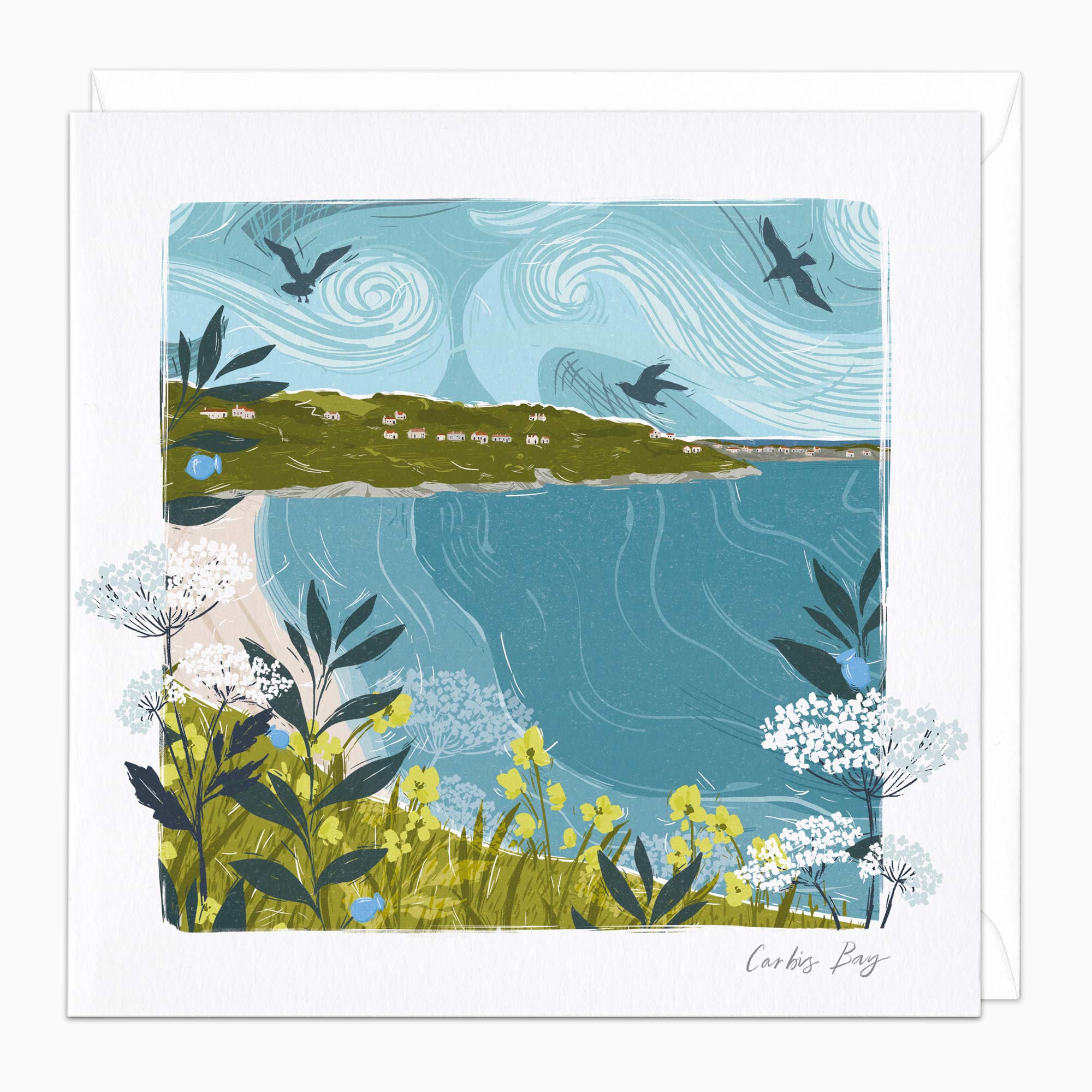 Greeting Card-G578 - Cabris Bay Art Card-Whistlefish